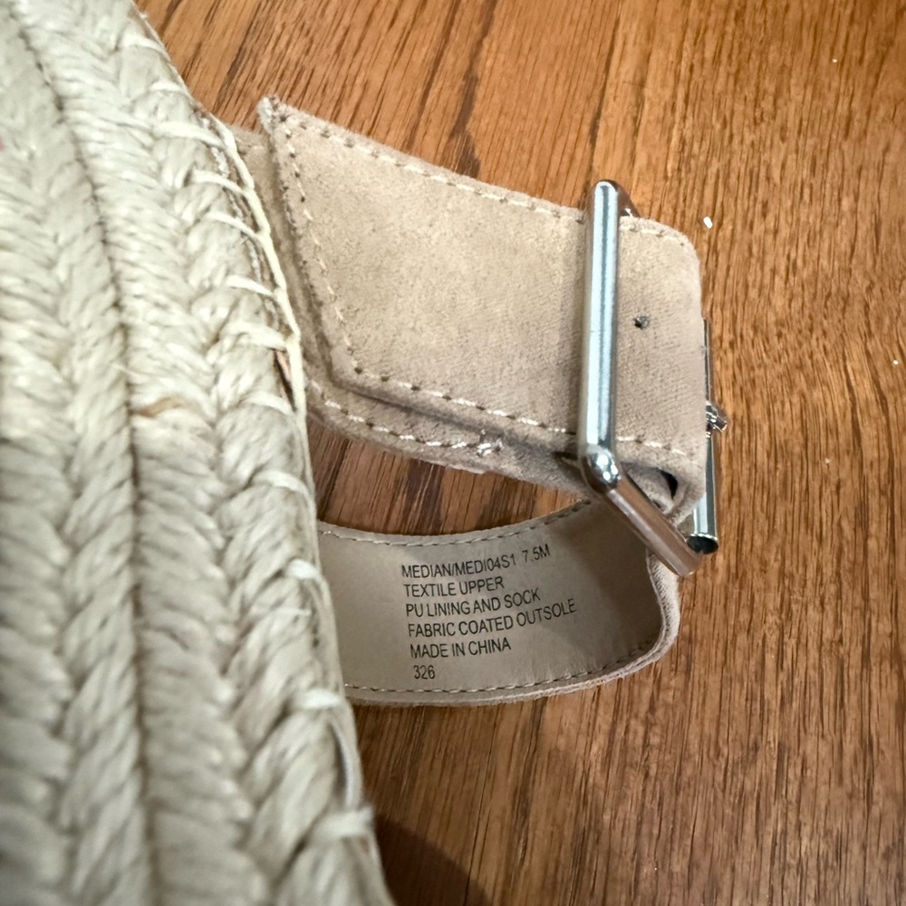 Steve Madden Rattan Wedge Sandals - Picture 5 of 6